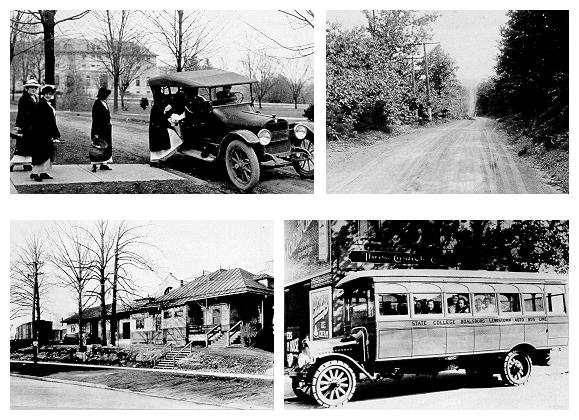 four old photgraphs circa 1920s state college area