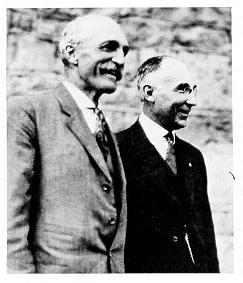old black and white photograph of John Thomas and Gifford Pinchot 